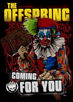 The Offspring Clown Poster