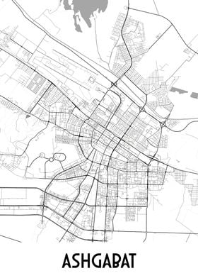 Ashgabat City Map