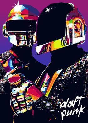 Daft Punk Pop Art