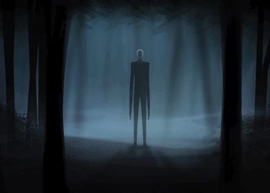 Slender Man in the Woods