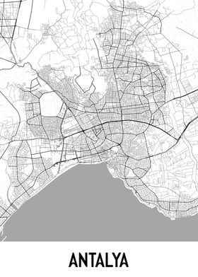 Antalya City Map