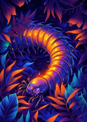 Glowing Centipede