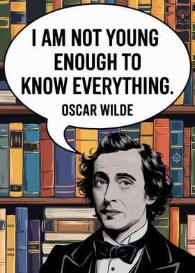 Oscar Wilde Quote Illustration