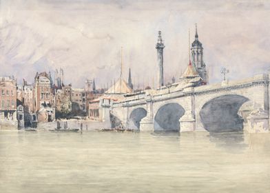 The Opening of the New London Bridge