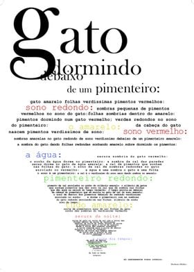 Surreal Portuguese Poem by Herberto Helder (Diamond Shape)