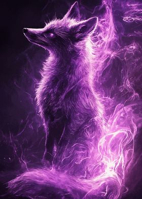 Purple Fire Fox