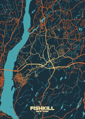 Fishkill, New York Map