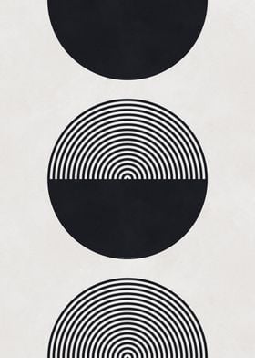 Abstract Circles Print