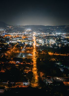 Riverside, CA at Night