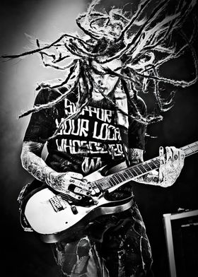 Guitarist with Dreadlocks