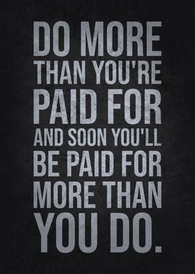 Do More, Get Paid - Money Success Motivational