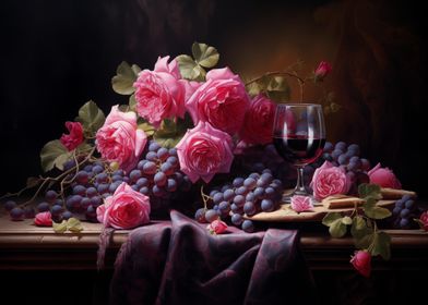 Roses, Grapes, and Wine