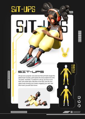 Sit-Ups Workout Fitness Exercise Guide