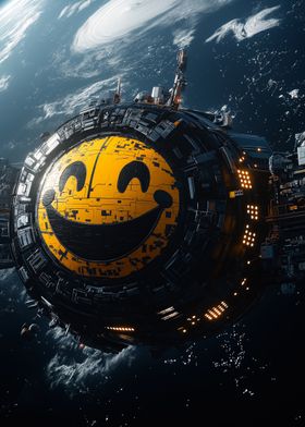 Smiling Space Station