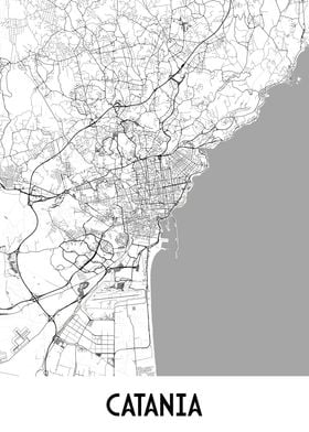 Catania City Map