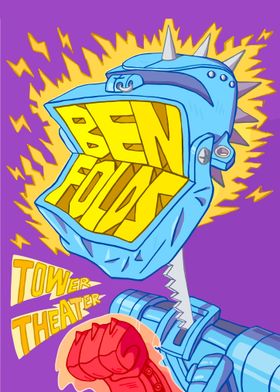 Ben Folds Robot Poster