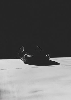 Black Car in Shadow