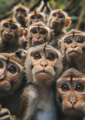 selphie Monkey  Faces 