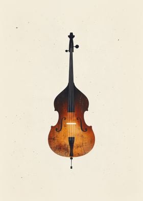 Double Bass Illustration