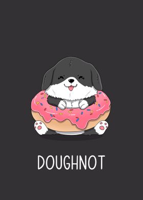 Cute Dog Donut