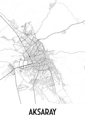 Aksaray City Map