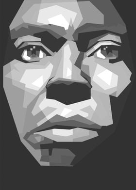 Low Poly Face Portrait