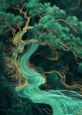 Emerald River &amp; Golden Tree