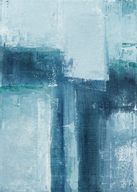 Abstract Blue Painting