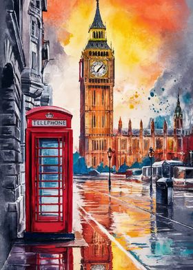 London Watercolor