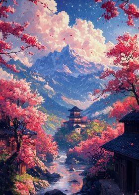 Japanese Mountain 