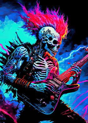 Skeleton Guitarist