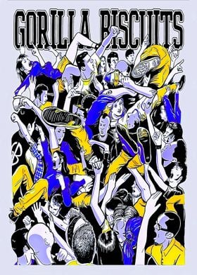 Gorilla Biscuits Concert Poster