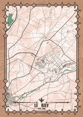 Le Ray, New York Map