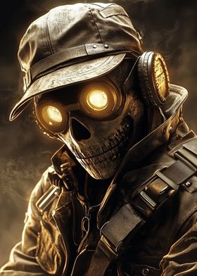 Skeleton Soldier with Goggles