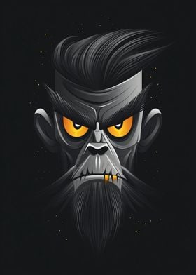 Angry Ape Illustration