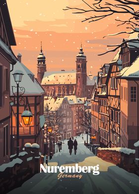 Nuremberg Winter Scene