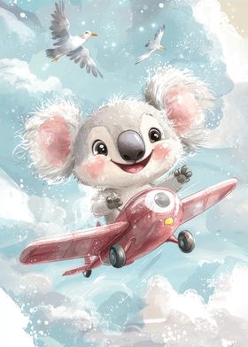 Koala Flying Airplane