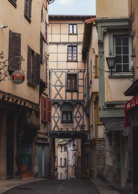 Narrow Street in French Town