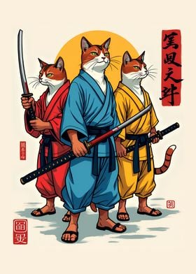 Samurai Cats