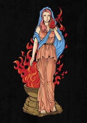 Hestia, Greek Goddess of Hearth