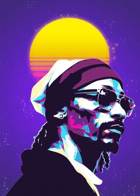 Snoop Dogg Retro Art