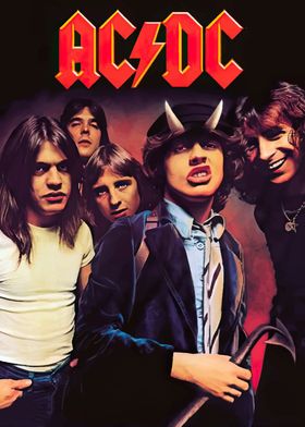 AC/DC Band Poster