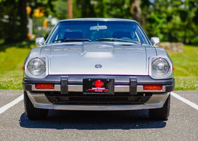 Silver Datsun 280Z