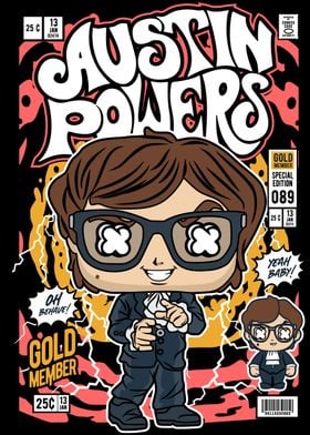 Austin Powers Comic Cover