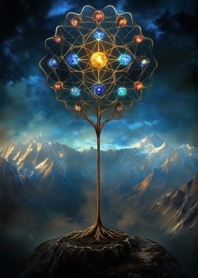 Mystical Tree of Orbs