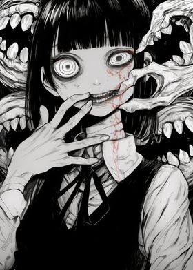 Creepy Anime Girl