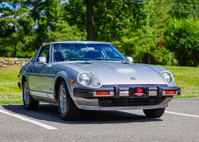 Silver Datsun 280Z