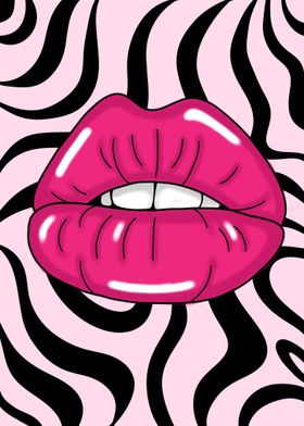 Pop Art lips