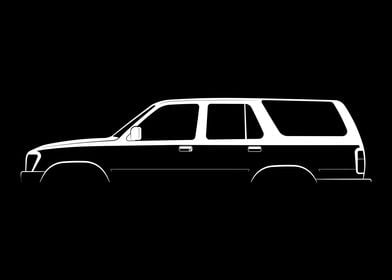 4Runner (1989) Silhouette