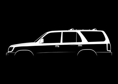 4Runner (1995) Silhouette